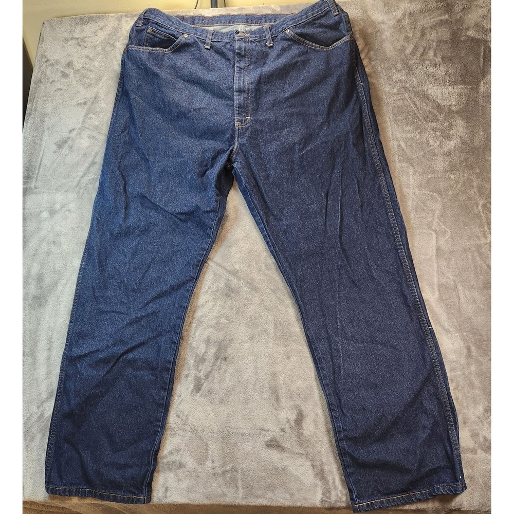Dickies Jeans Mens 46x34 Blue Regular Straight Denim Medium Wash Workwear NWT